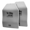 Curved Weight Vest Plates, 14.5 LB Pairs, Premium Steel Weighted plates, Contoured Ergonomic Fit – WODs, Additional Weight for Weight Vests