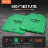 Weight Vest Plates, 19.75 LB Pairs, Premium Steel Weighted plates, Contoured Ergonomic Fit – WODs, Additional Weight for Weight Vests