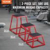 Plyometric Jump Boxes, 12/18/24 Inch Plyo Box, Platform and Jumping Agility Box, Anti-Slip Fitness Exercise Step Up Box Set for Home Gym Training