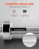 6FT Barbell Bar, Fits 2-Inch Weight Plates, Chrome Plated Barbell Bar with Knurled Grip for Strength Training, Weightlifting, Squat, Deadlift
