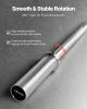 6FT Barbell Bar, Fits 2-Inch Weight Plates, Chrome Plated Barbell Bar with Knurled Grip for Strength Training, Weightlifting, Squat, Deadlift