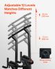 Pull Up Bar, 330 LBS Power Tower Dip Station, Workout Dip Station with H-Shaped Stable Base & Back Pad