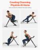 AB Workout Machine, Ab Workout Equipment at Home Gym, Core & Abdominal Trainers for Women, 440 lbs Weight Capacity Strength Training Ab Cruncher